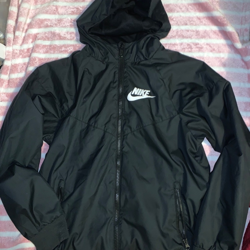 NIKE black windbreaker